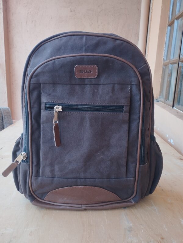 Canvas and Leather Back Pack